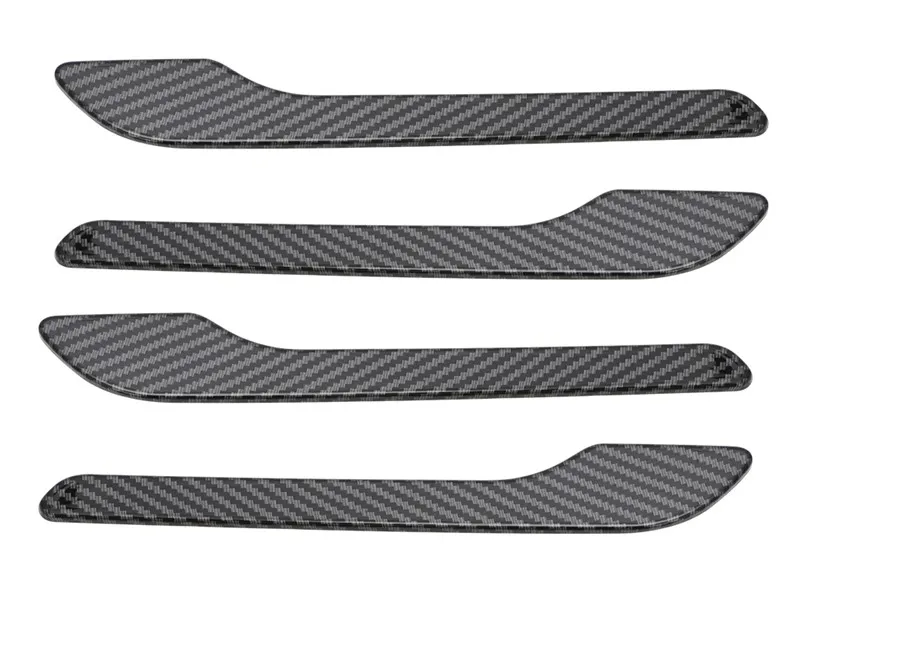 Carbon Fiber ABS Car Door Handle Sticker For Tesla Model 3 Y 2017 - 2023 Door Wrap Cover Paste for Model 3 Model Y Accessories