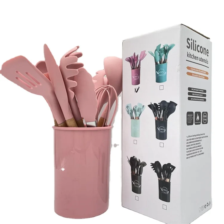 12 шт.; Оптовая продажа; Детское нижнее белье антипригарный силиконовый коврик кухонные принадлежности кухонная утварь силиконовая кухонная посуда набор