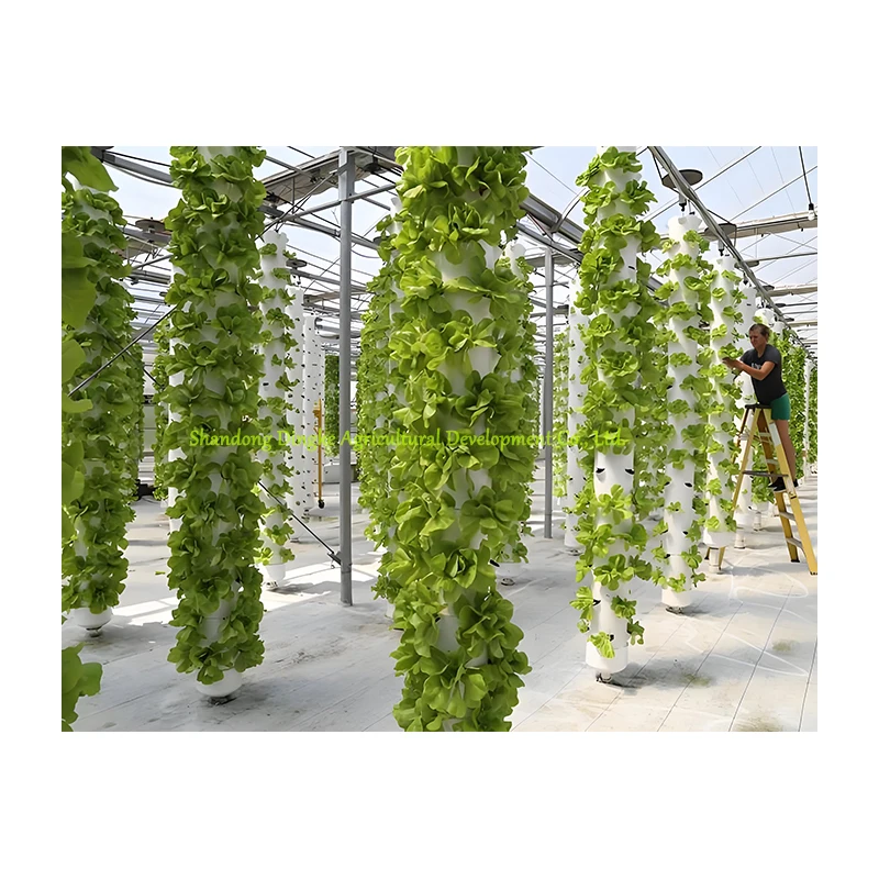 Hydroponics Planting Trough Direct PVC Column Cultivation ABS Bionic Spiral Six Petals Soilless Cultivation Hydroponics