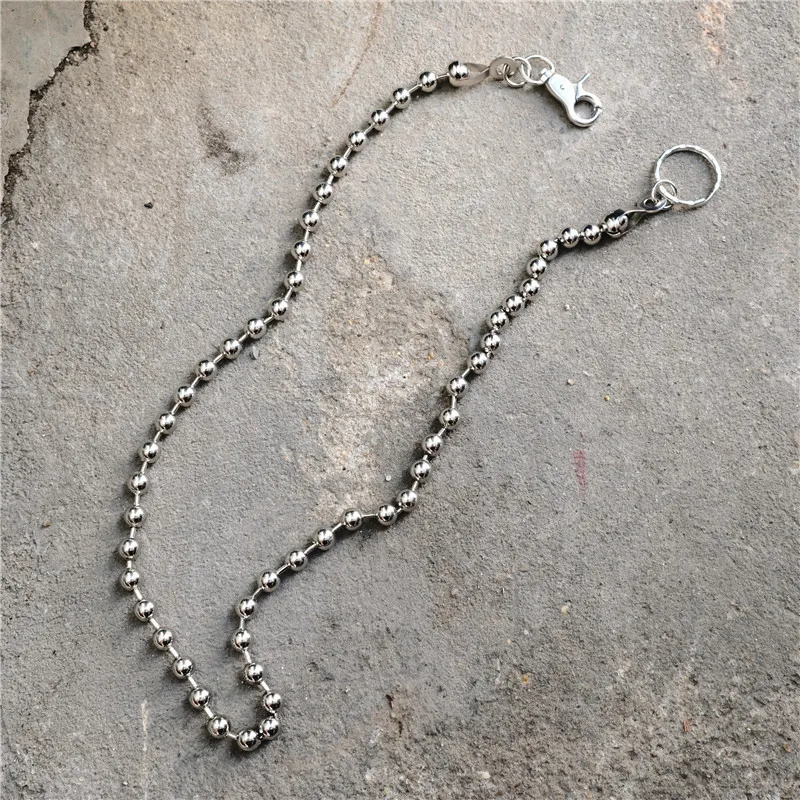 Wholesale Hip Hop Rock Jewelry Metal Beaded Trousers Chain Wallet Belt Chain Rock Punk Jean Pant Chain
