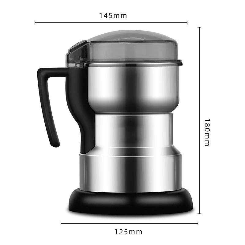 Electric Multifunctional New Coffee Grinder Kitchen Cereal Nuts Beans Spices Grains Grinder Machine For Home Coffee Grinder