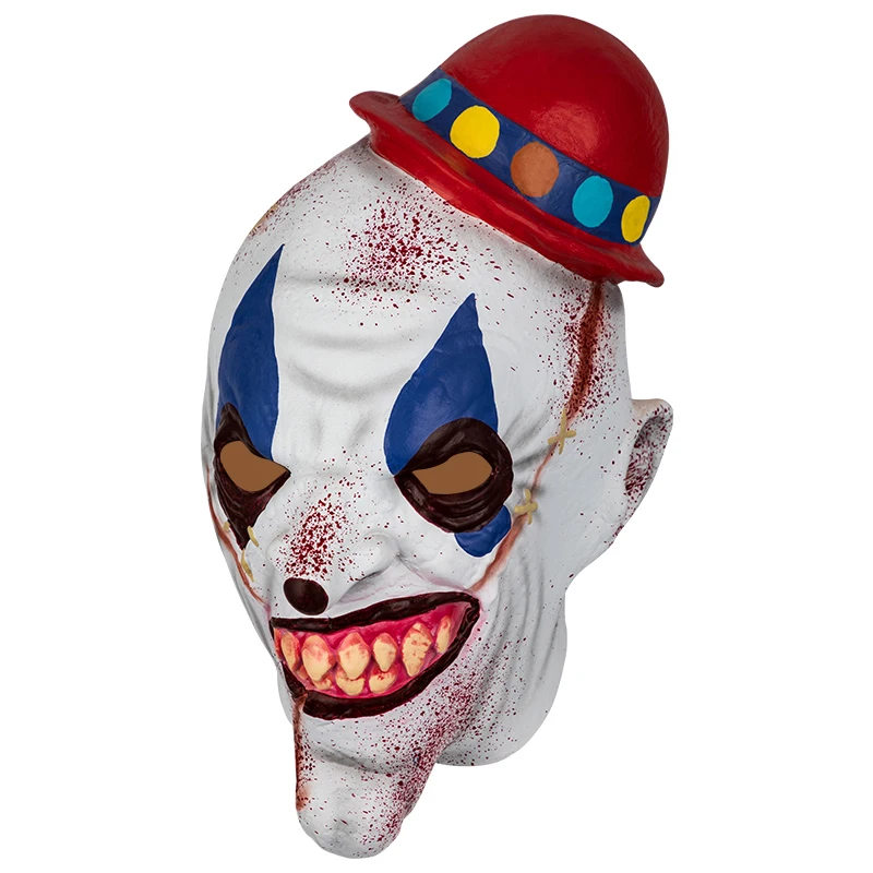 Creepy Scary Clown Face Horror Movie Costume Party Mask Halloween Full Head Ghost Mask