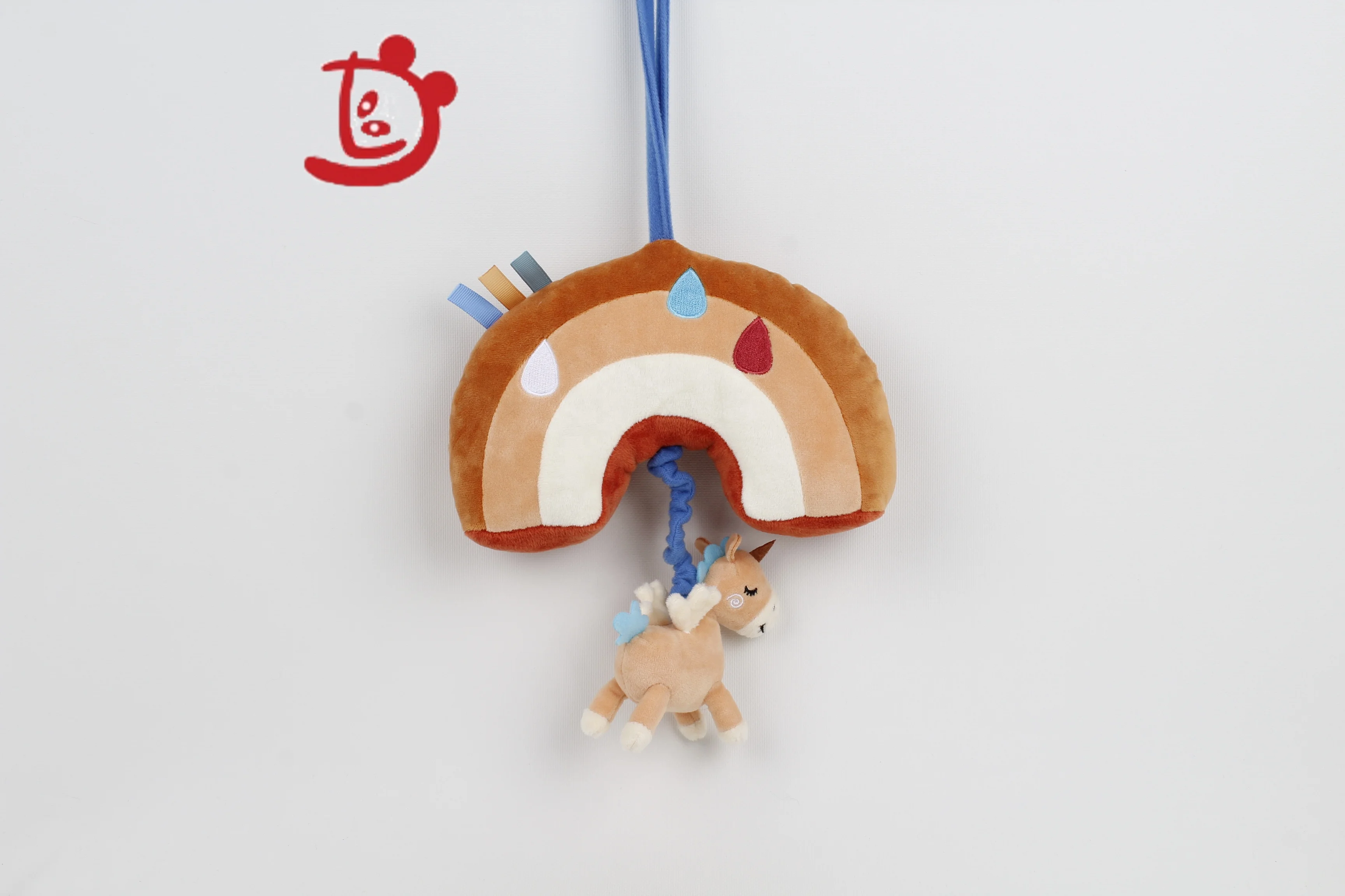 Factory Girls And Boys Stuffed Animals Horse Dolls Pull Musical Baby Plush Toys For Kids