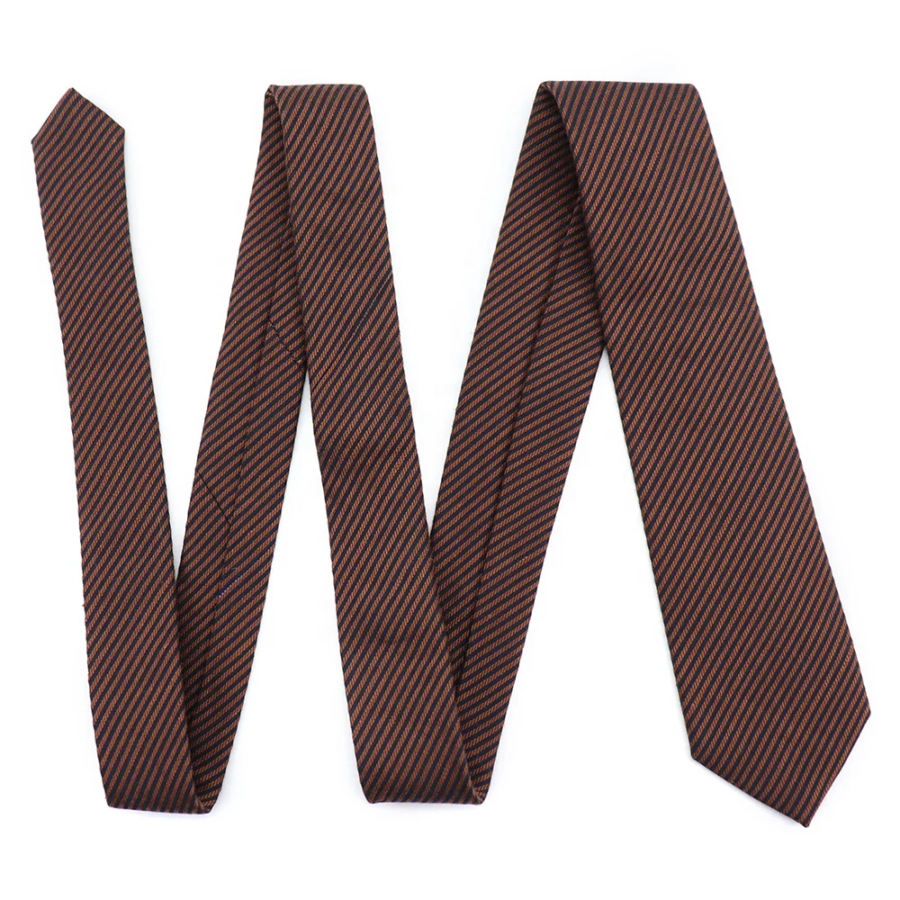 XINLI, индивидуальный модный грязно-Оранжевый Полосатый шелковый хлопковый галстук, Мужской Хлопковый галстук в полоску