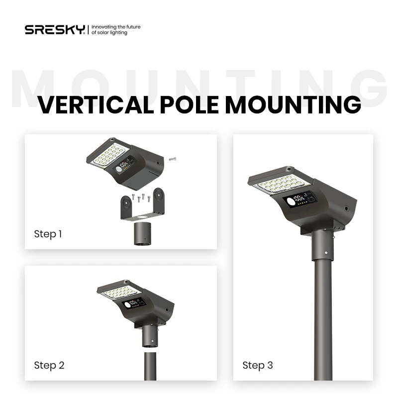 New Yard Lighting Waterproof IP65 Aluminum 3000lm/6000lm/9000lm Solar Lamp Led Flood Light