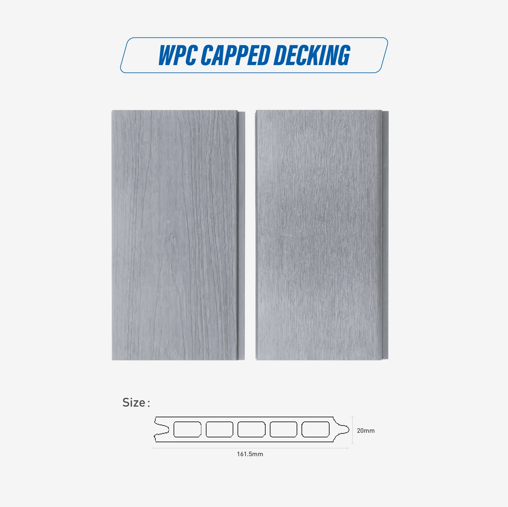 Private Garden Wood Plastic Composite WPC Fencing With Trellis Co-extrusion Home Garden Fence Panels WPC Fence Boards outdoor