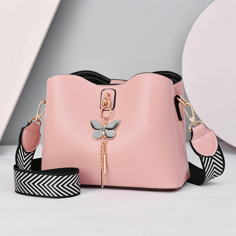 sac a main femme Hot Sales Messenger Bags Cute Pendant Pu Leather Crossbody Bags For Women