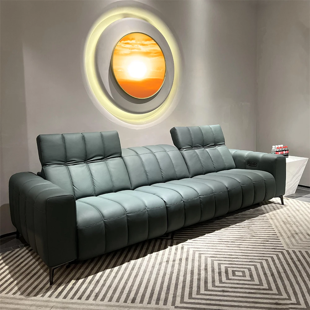 Fast Delivery Recliner Sofa Set Modern Sofa Reclinable Comfortable Upholstered Leather Electric Recliner Sofa