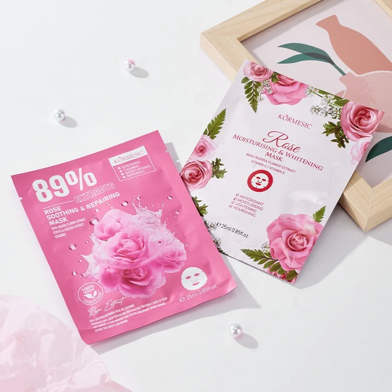 KORMESIC OEM ODM Facial Mask Skin Care Face  Firming Brightening Cosmetic Sheet Facial Mask