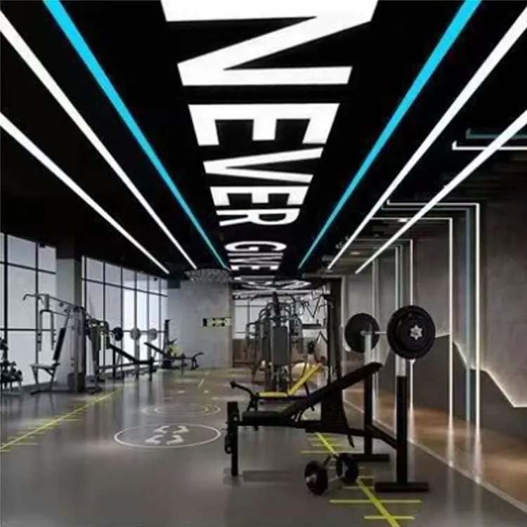 Custom 26 English Letters Chandelier Modern Linear  Hanging Lamp Playground Led Digital Ceiling Lights Alphabet Pendant Light