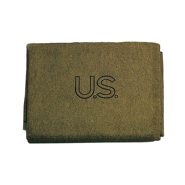 USA army wool blankets military army Fleece Blankets 100% polyester olive-green military fleece blanket