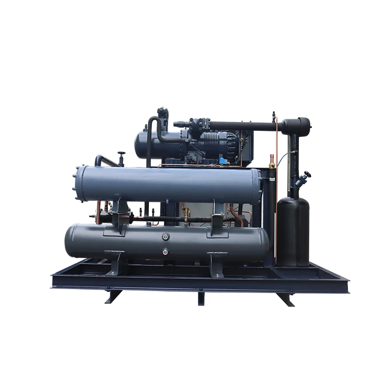 Hanbell RC2-100B R22 Screw Compressor Semi-Hermetic Refrigeration Unit with Remote Control Energy Saving for Chiller Heat Pump