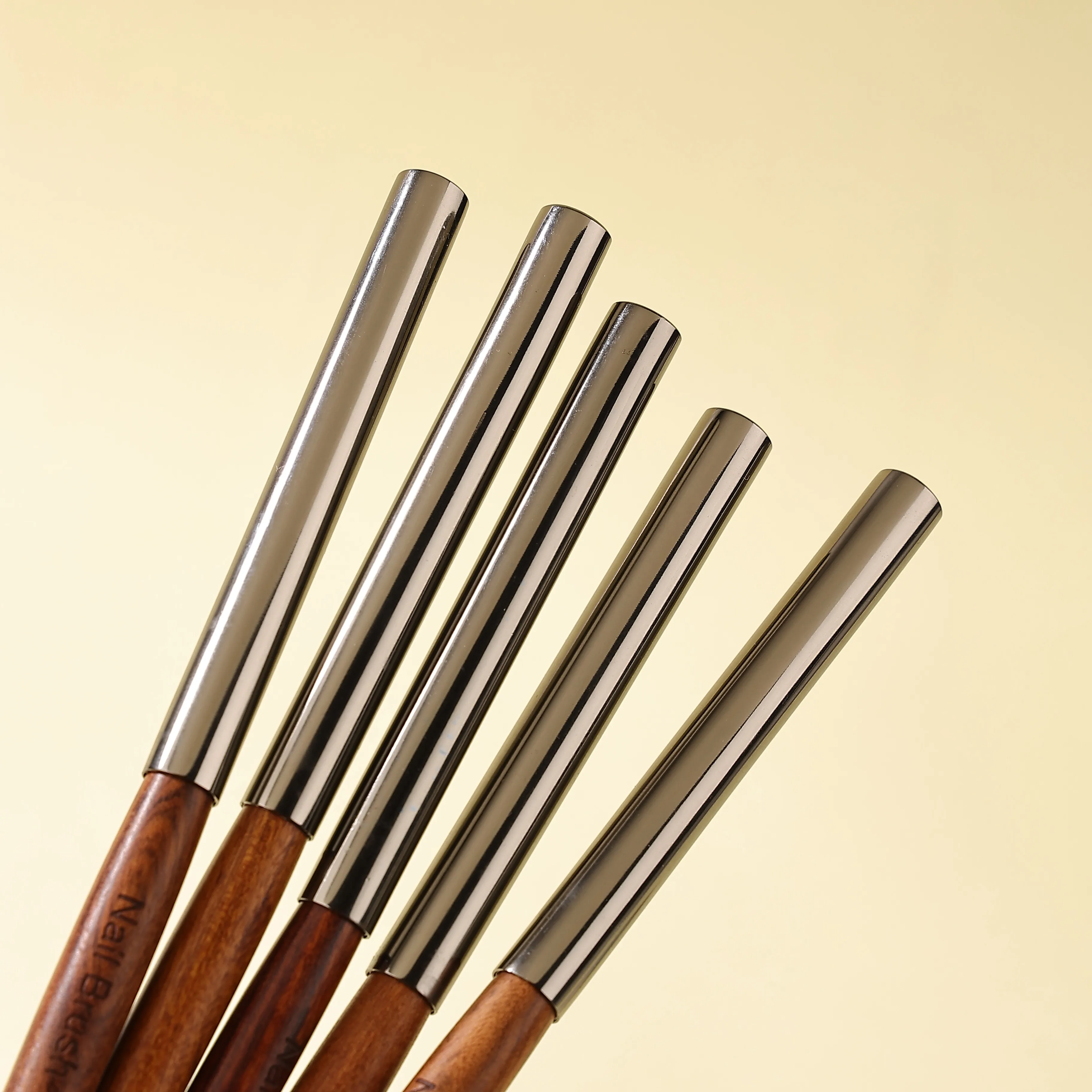 Professional Multi-function Manicure Wooden Handle Pen Brush Set Acrylic Art Nail Brush 12 Different Types Manicure Brush Set