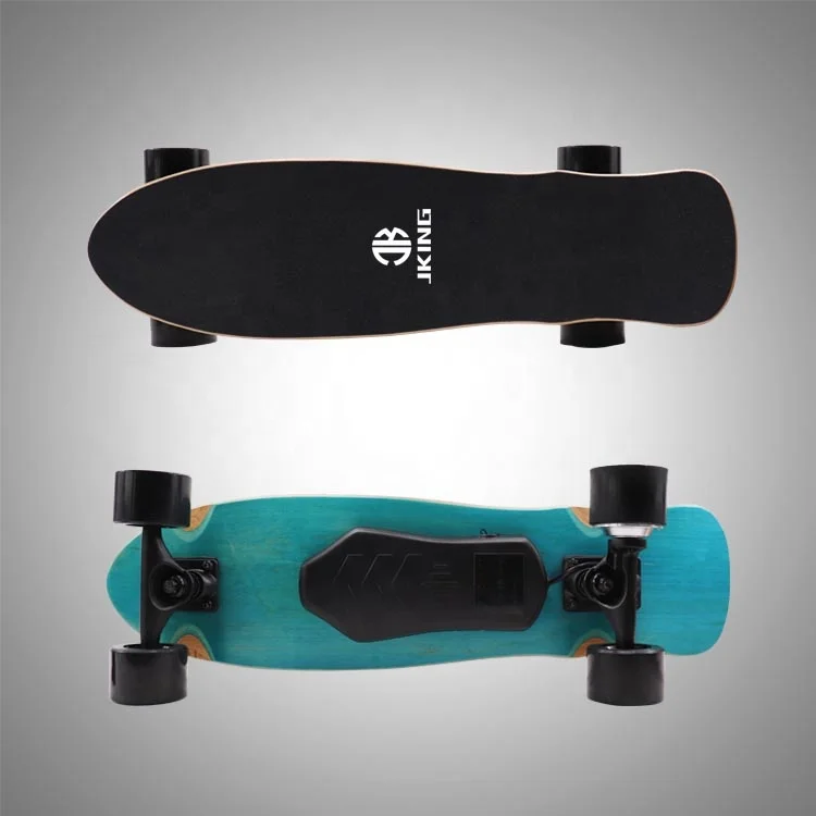 H2S-01A New E-Skateboard for Adults Easy-to-Learn Mini Fishboard with 7-Layer Maple Deck Dual Hub Motors Electric Skateboard