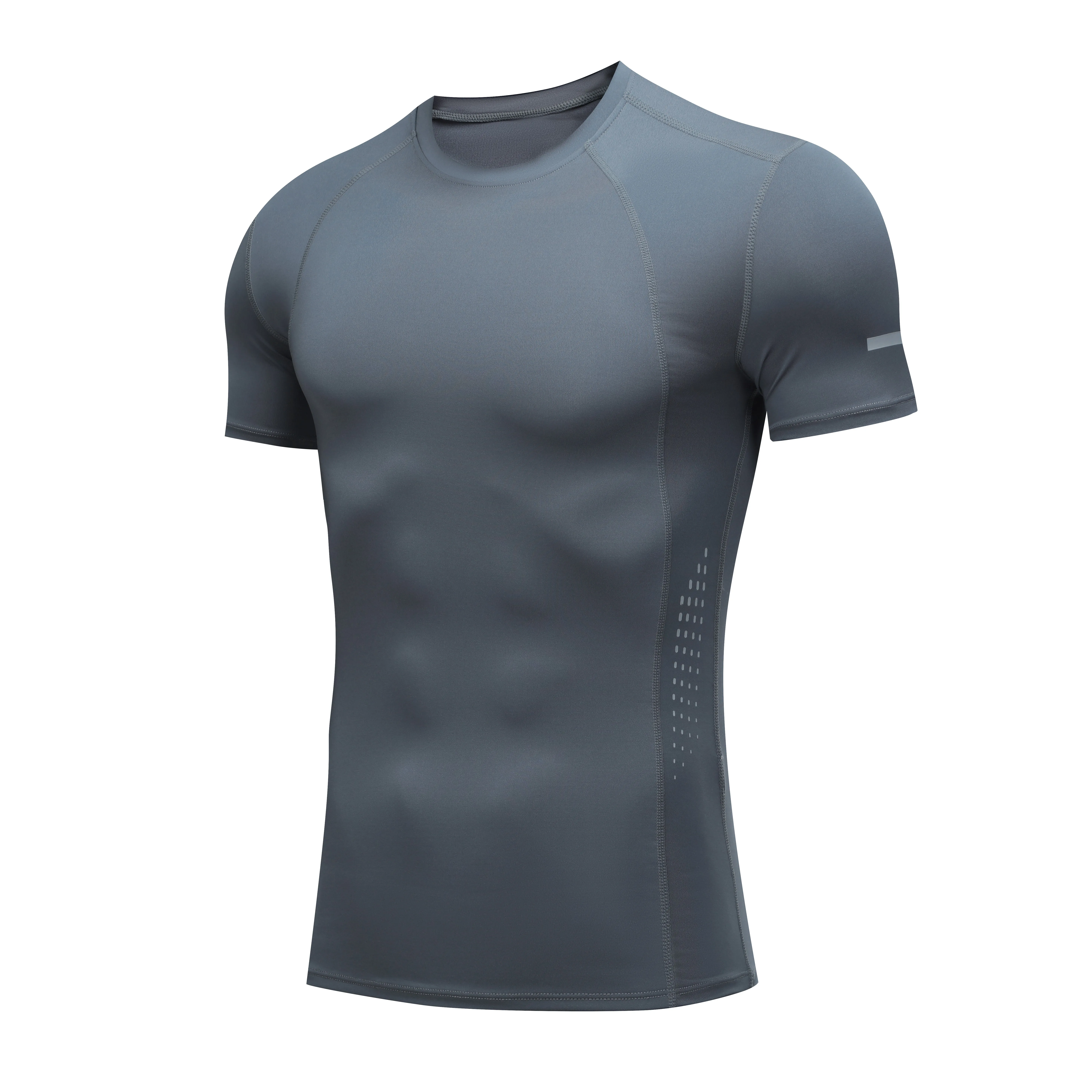 JINQI Custom logo men compression sports gym running  quick dry bike base layer fitness elastic soft comfortable tights