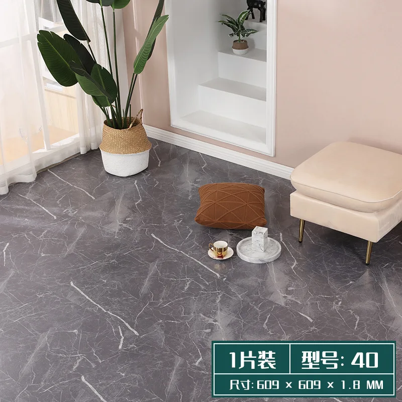 High Quality 600*600mm Mobile House Decor Marble Pattern Design Self Adhesive Waterpoof Floor Sticker