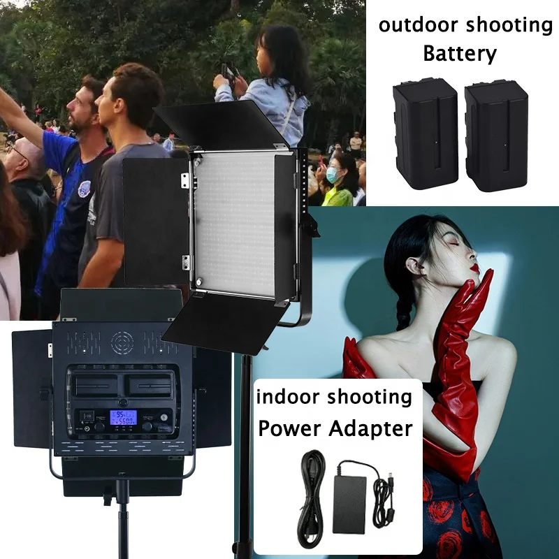Wholesale Price Portable Square Powerful 45w 3 Stepless Change Color  Led Video Fill Light
