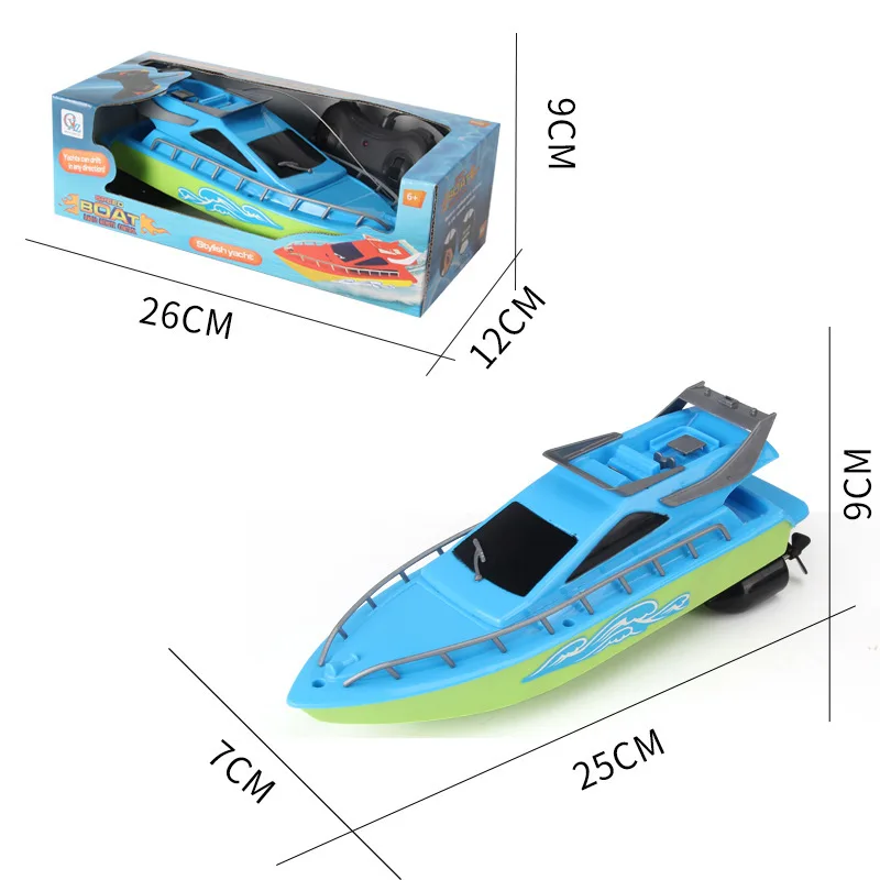 Remote-Control Ship Speedboat Long-Lasting Endurance High-Speed Rowing Toy Speedboat