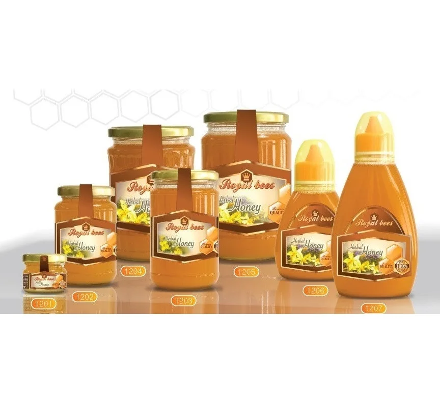 
100% Natural Mountain bulgarian Herbal Honey for sale in bottle 