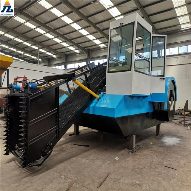 Jinzun Full Automatic Aquatic Weed Harvesting Boat For Efficient Lake And River Cleaning