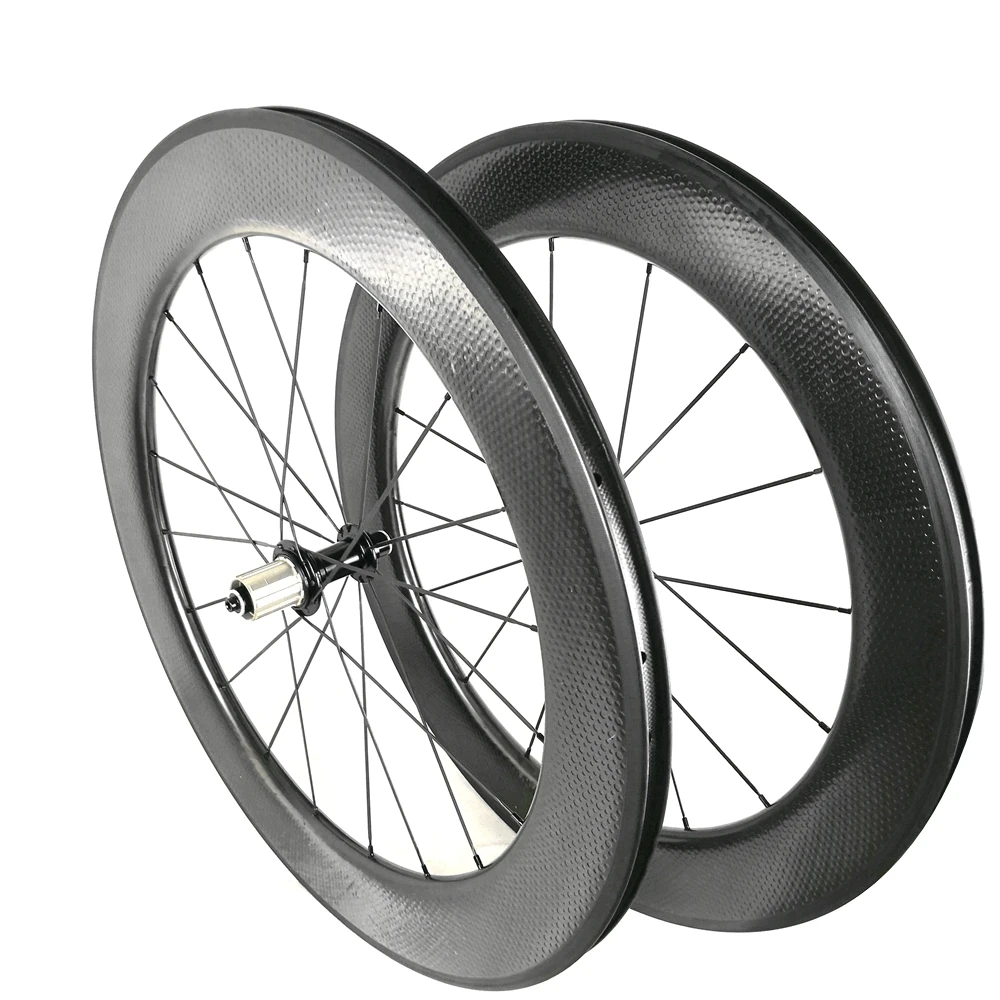 BIKEDOC WR2580V новый тренд диммированный Ssurface полностью Углеродные дорожные велосипедные колеса 700c 80 мм высота 25 широкая U-образная трубка