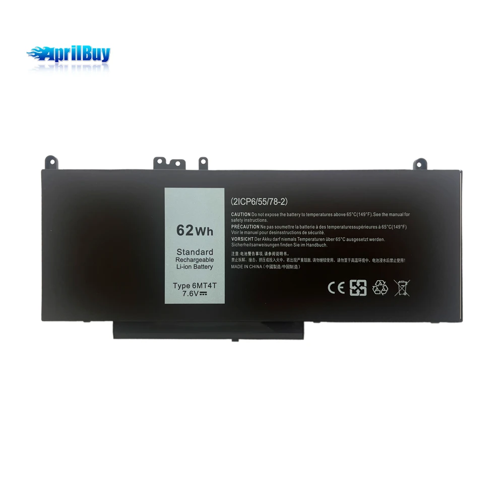 Аккумулятор 6MT4T для Dell Latitude E5570 E5470 прецизионный 3510 7V69Y TXF9M 79VRK 07V69Y HK6DV 7 6 V 62WH