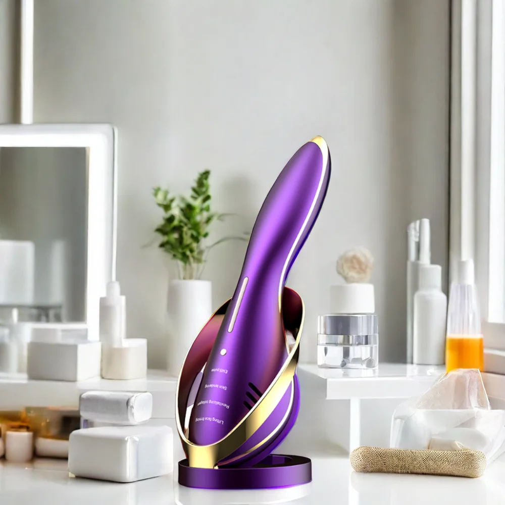 Multifunctional Anti-Wrinkle Face Lift Skin Tightening Machine EMS LED Photon Therapy Facial Massager