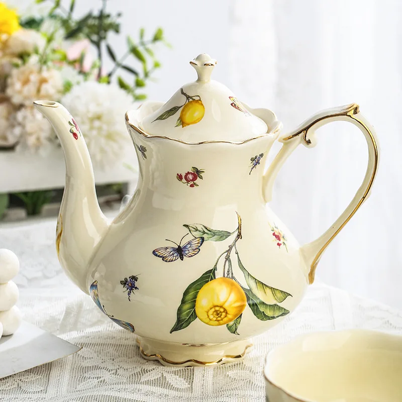 Чайник керамический винтажный