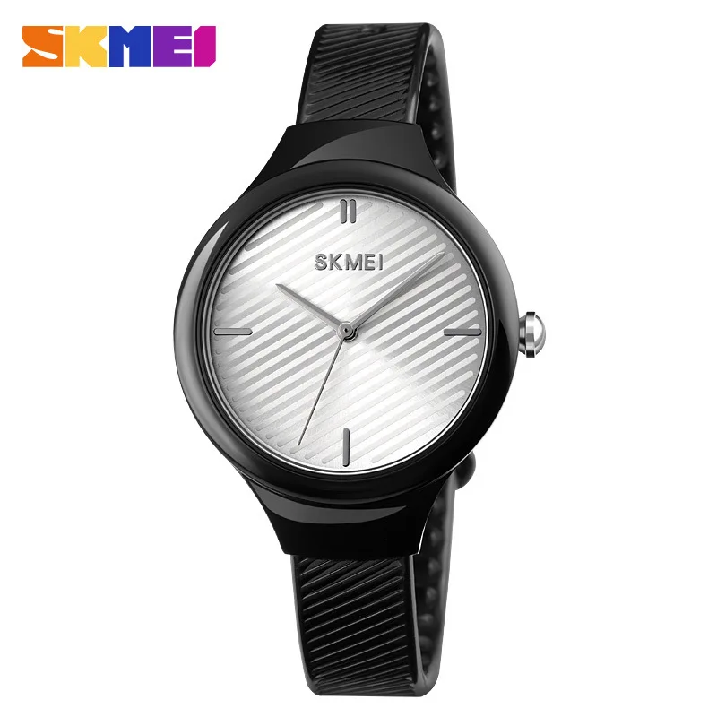New Trendy Lady Watch Skmei 1714 Colorful Wrist Watches for Women Girls Transparent Jelly Watch