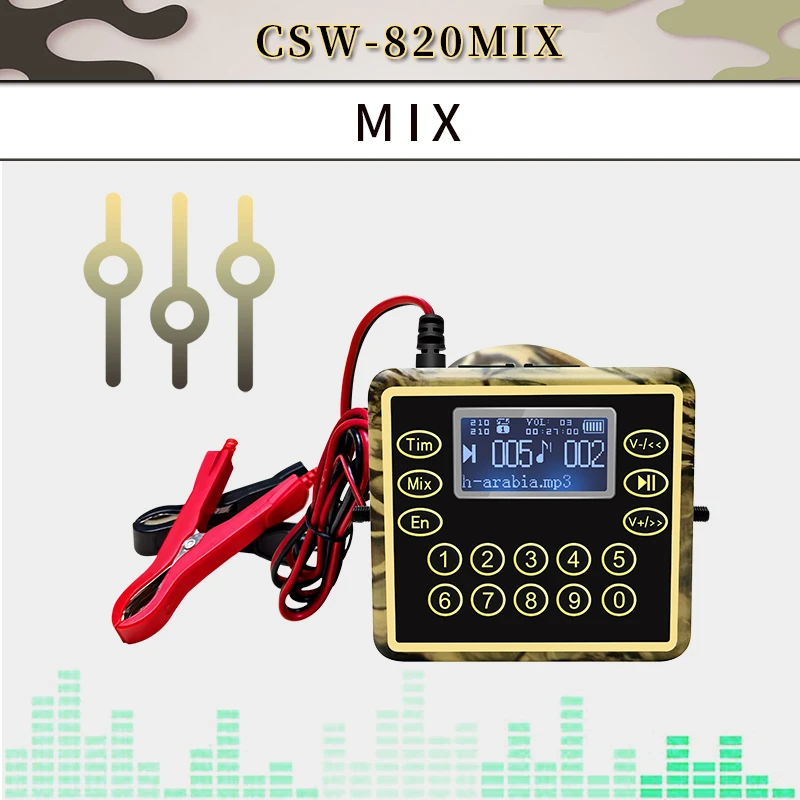 Cssiwe New Arrival Hot Sale Waterproof Hunting Decoys Goose Duck Mp3 Bird Caller with Remote Control for Hunt