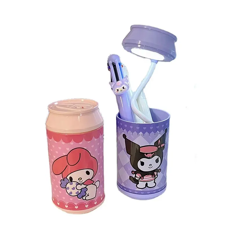 RuunJoy kulomi Pen Holder Beverage Bottle Lamp Melody Coke Soda Telescopic Led Dormitory Nightlight Decor Kids Gifts Wholesale