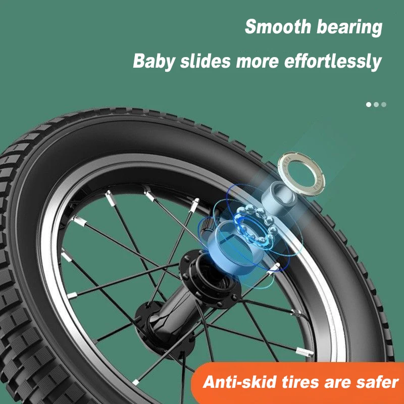 Kids Balance Bike No Pedals Height Adjustable Children Bicycle Riding Walking Learning Scooter