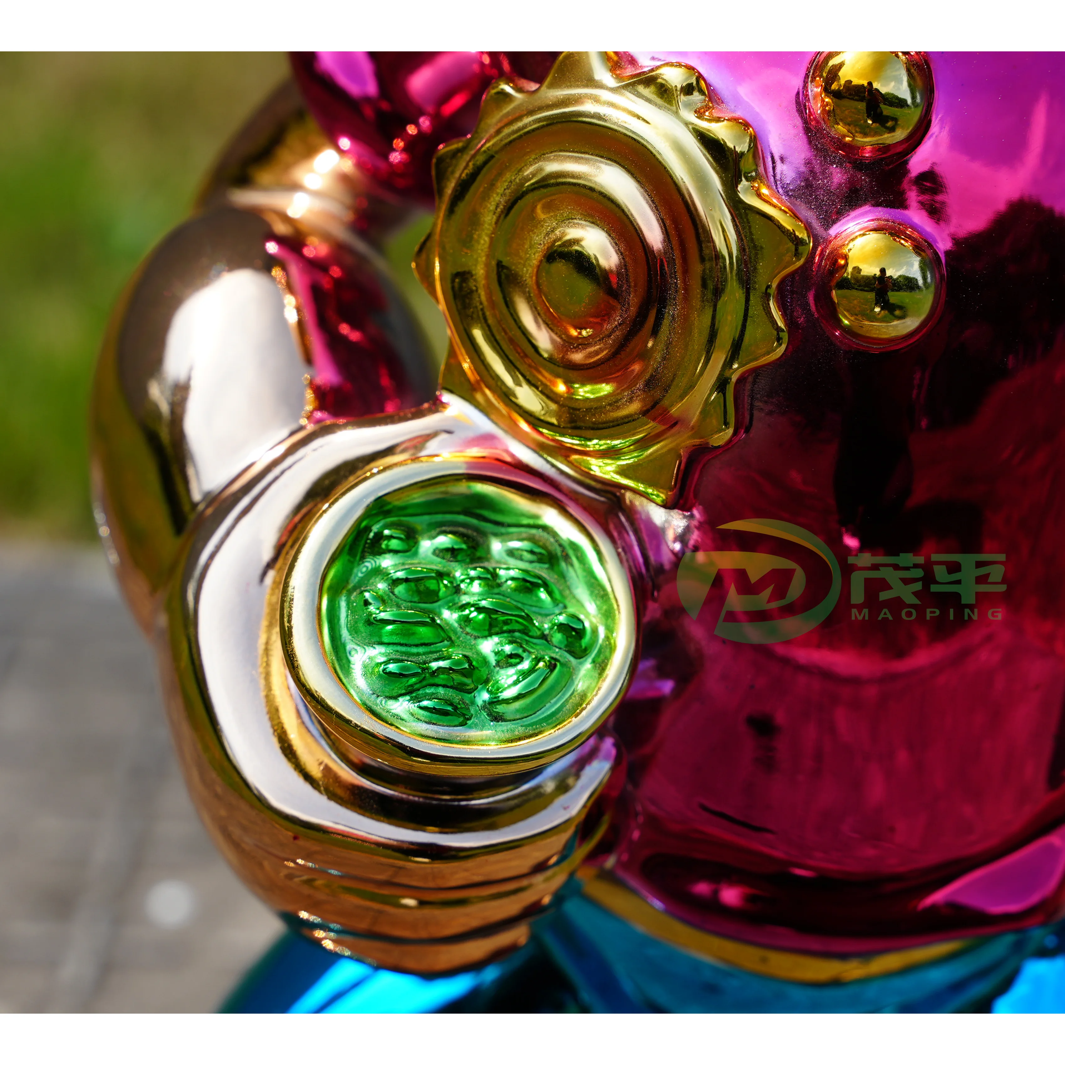 Customized Fiberglass Popeye Statue Home Sculpture Metal Art Sculpture Garden Decoration Resin Cartoon Sculpture