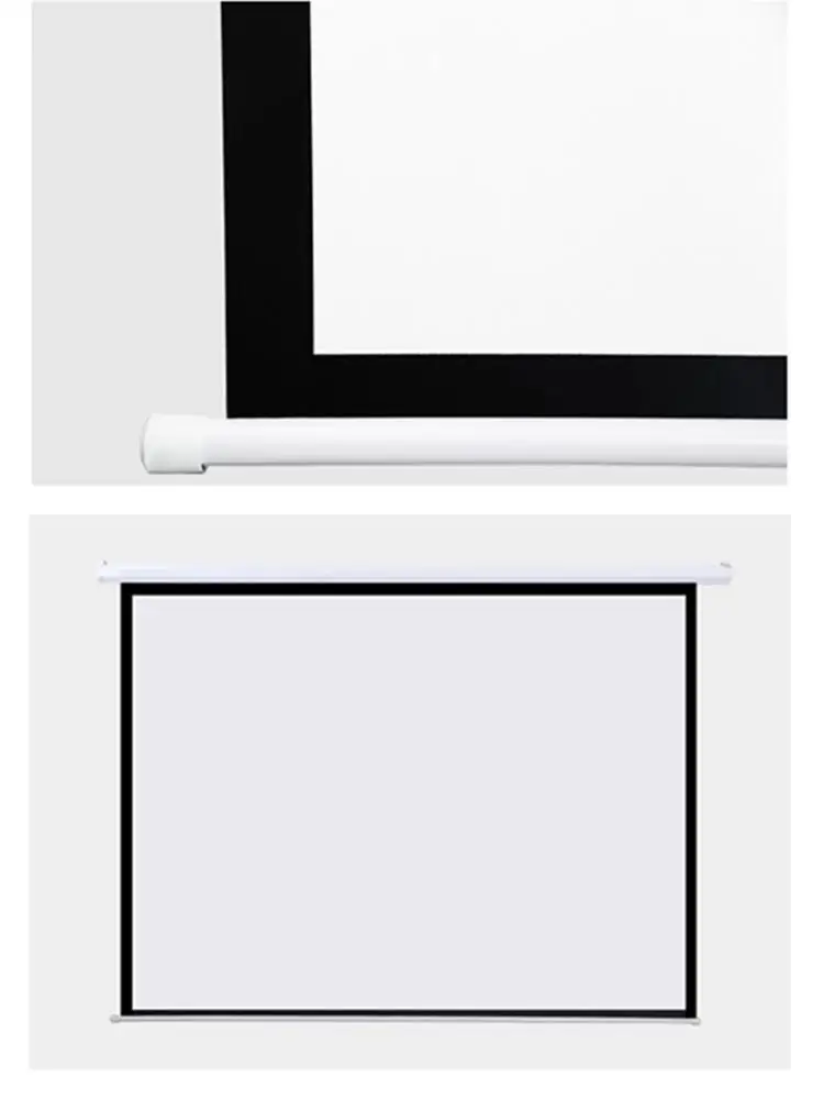  72 дюйма моторизованный проекционный экран Электрический для домашнего кинотеатра