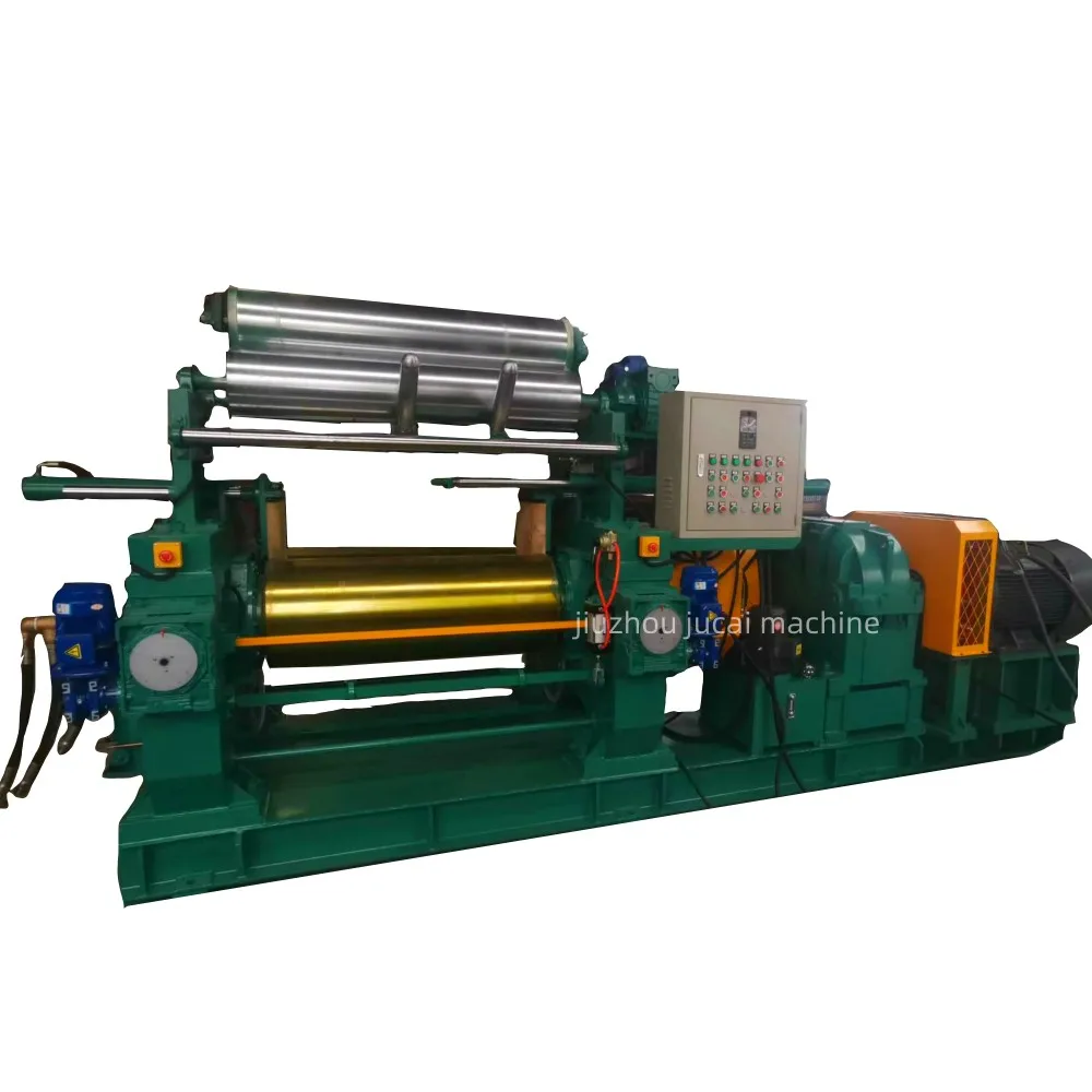 Compact Open Rubber Mixing Mill/two Roller Rubber Silicone Sheeting Mixing Mill