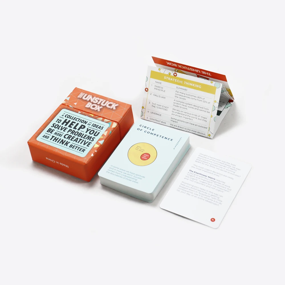 customization high quality adult question card game printed fun icebreaker questions trust building cards games