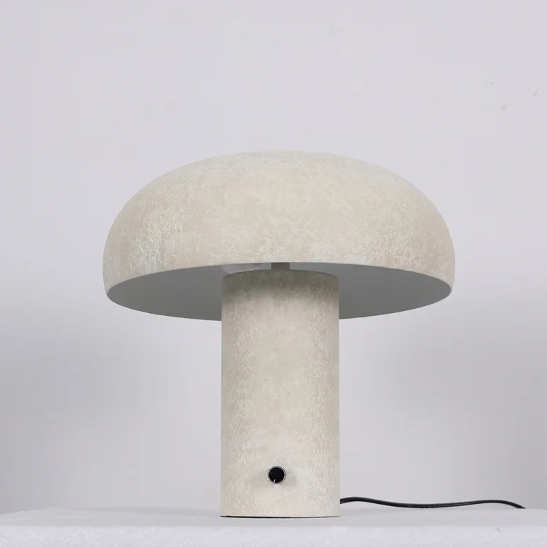 Wholesale Designer Nordic Plastic Home Hotel Bedroom Decorative Bedside Luxury Modern Led Mushroom Table Lamp For Reading Room