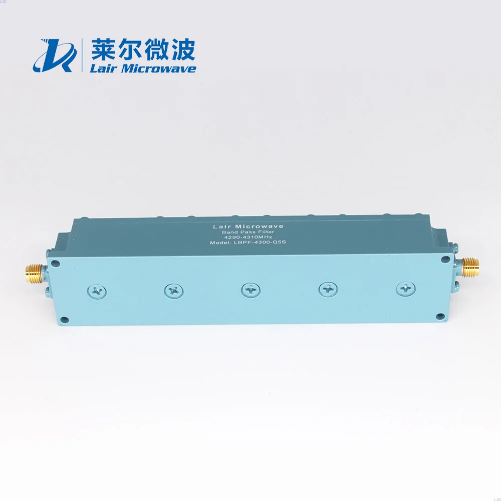 High Frequency 4400MHz Microwave  Ultra Low Loss Military Grade Cavity Rf Filter with S MA Female connector