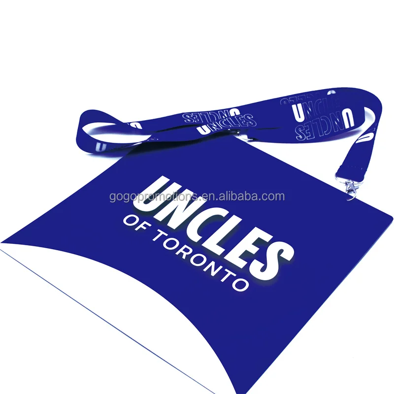 High Quality DIY Printed Heat Transfer Printing Sublimation Polyester Lanyard for Work Card