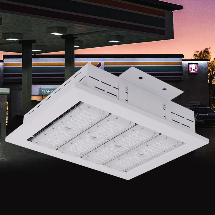 High Brightness 100w 150w 200w 250w Led Canopy Light For Gas Fuel Petrol Station Canopy Lamps