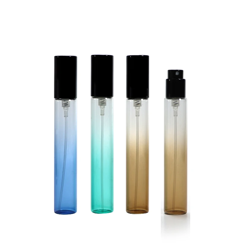 custom gradient color 15ml empty perfume bottle fragrance sample glass bottles