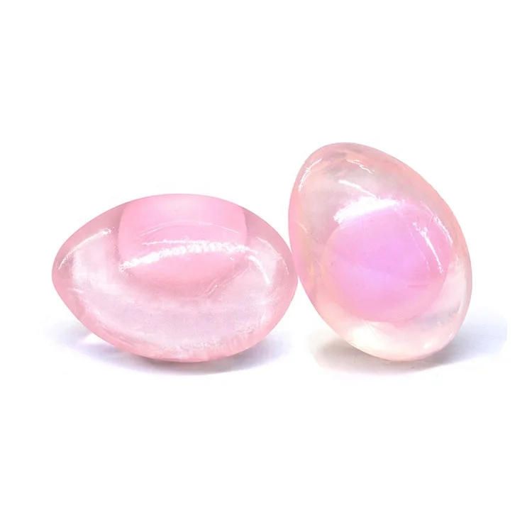 Oem Logo 80G Pink Egg Shape Soap Handmade Hand Soap Egg Collagen Whitening Soap For Bath Face Hand Basic Cleaning