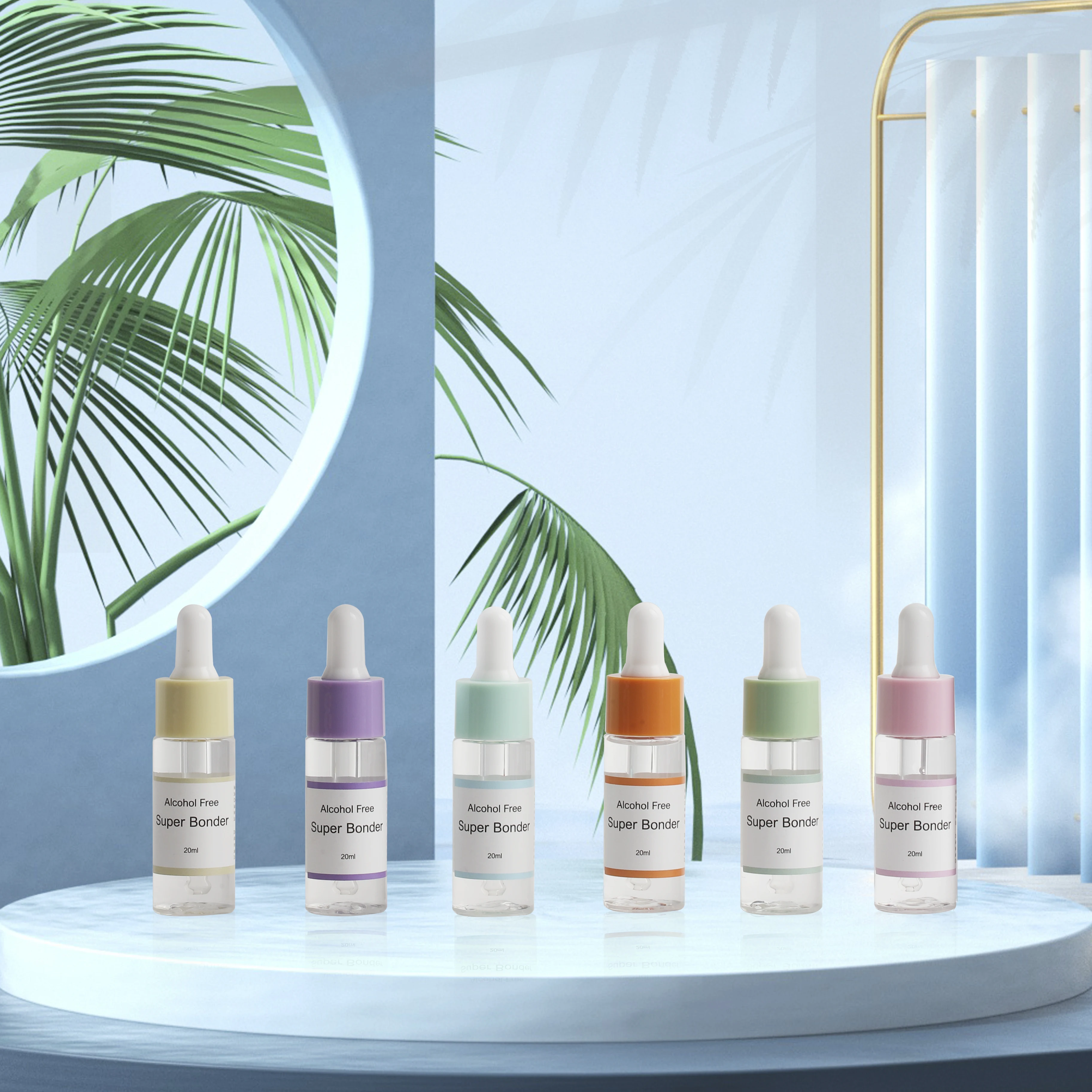 Private LOGO Multiple bottle choice Alcohol free super bonder eyelash extensions glue after care