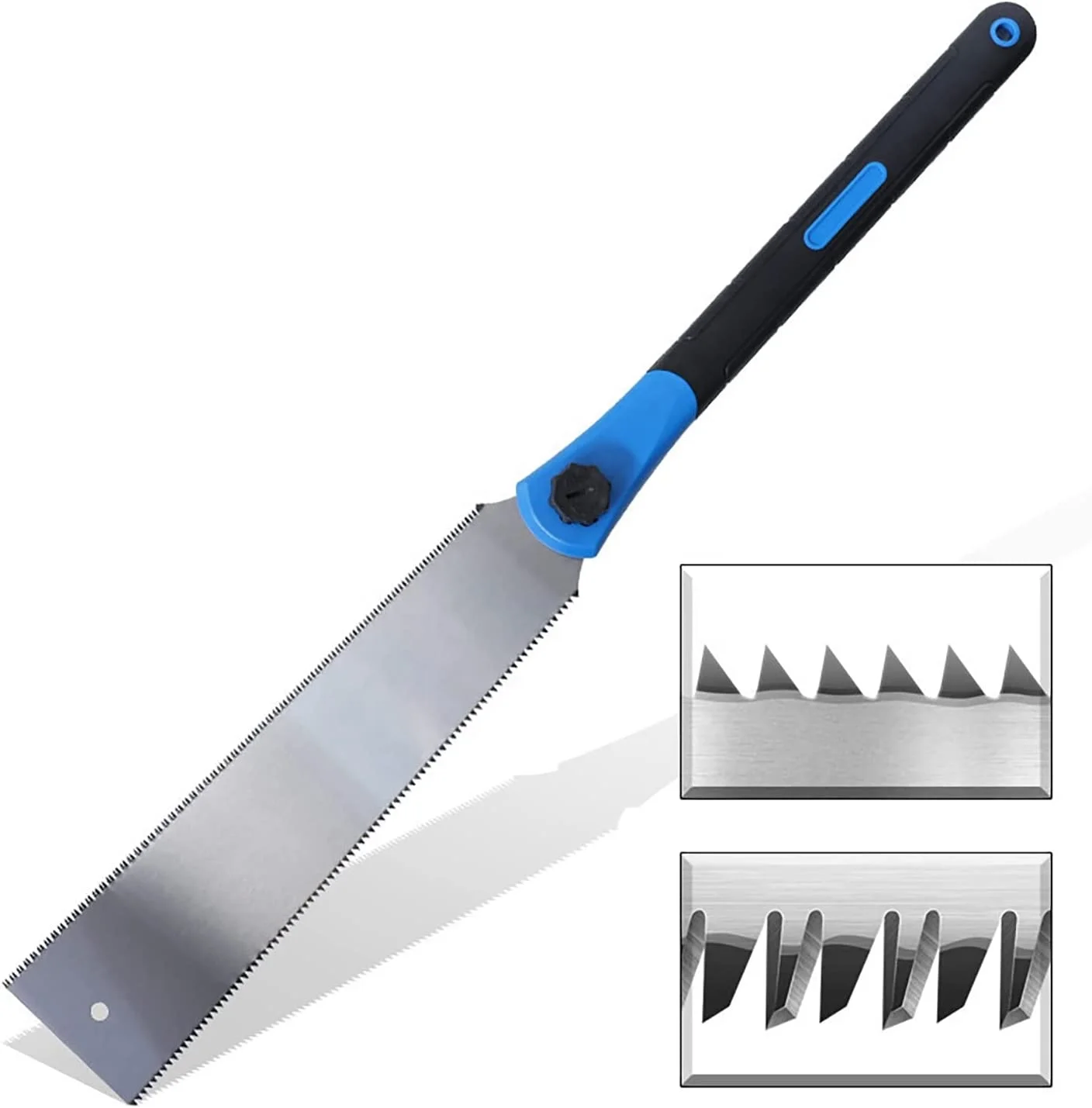 Japanese Pull Saw Blade Length 12.6 inch  Hand Saw for Hardwood and Softwood Woodworking Tools Trim Saw/Double Edge Handsaw