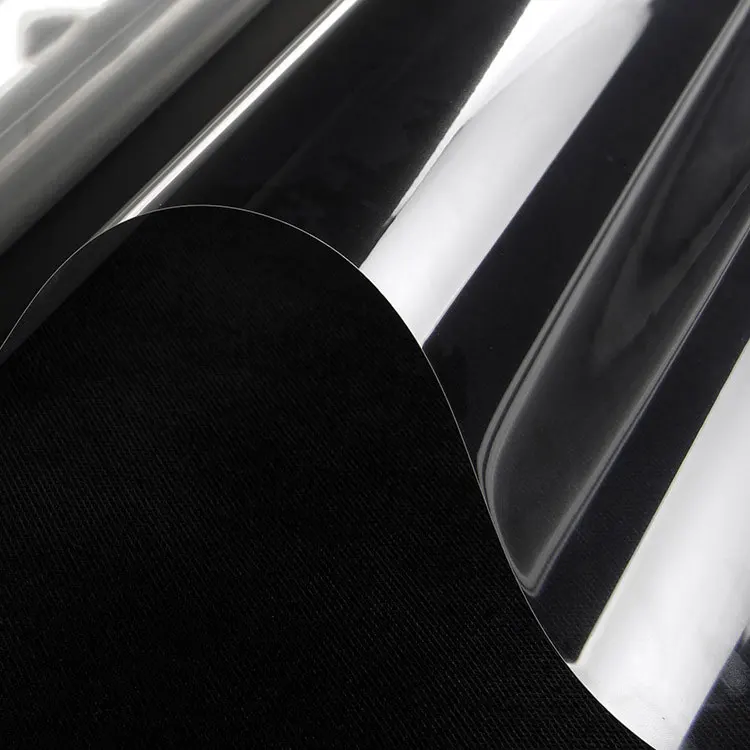 Factory  transparent PET film with glue gloss PET protective film