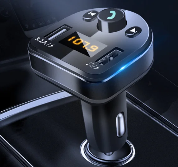 Автомобильный беспроводной комплект громкой связи Bt FM-трансмиттер ЖК-дисплей MP3-плеер USB зарядное устройство FM-модулятор автомобильные аксессуары
