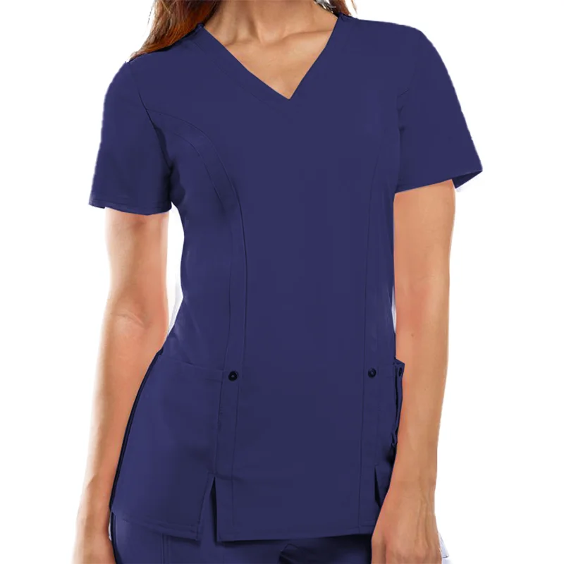Good Quality Women Stretch Jogger Scrub Sets Uniform Stylish Medical White Set Uniform For Women