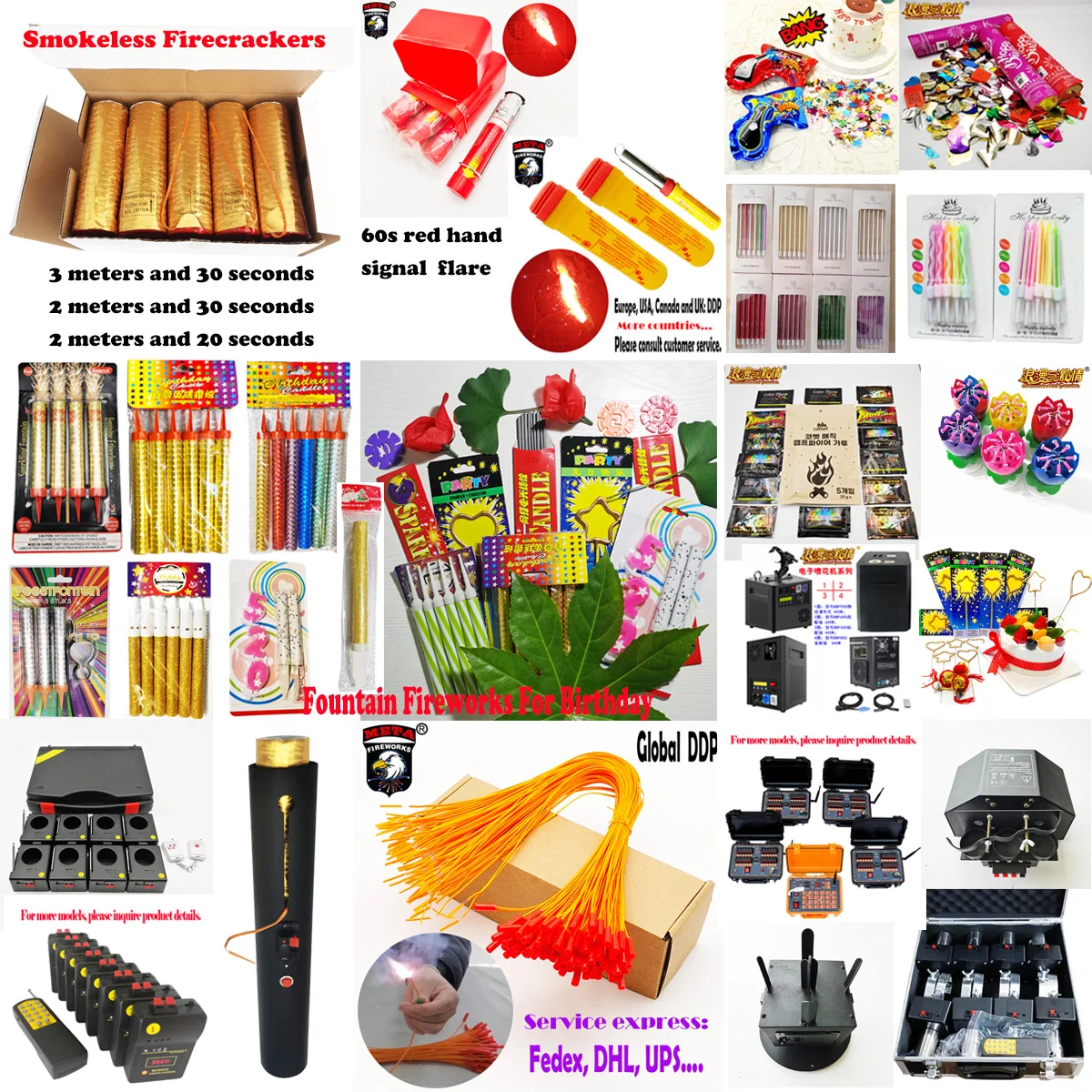 Sell well new type fireworks manufacturer pop smoke cold pyro fireworks holiday shell fireworks pull ring smoke bomb