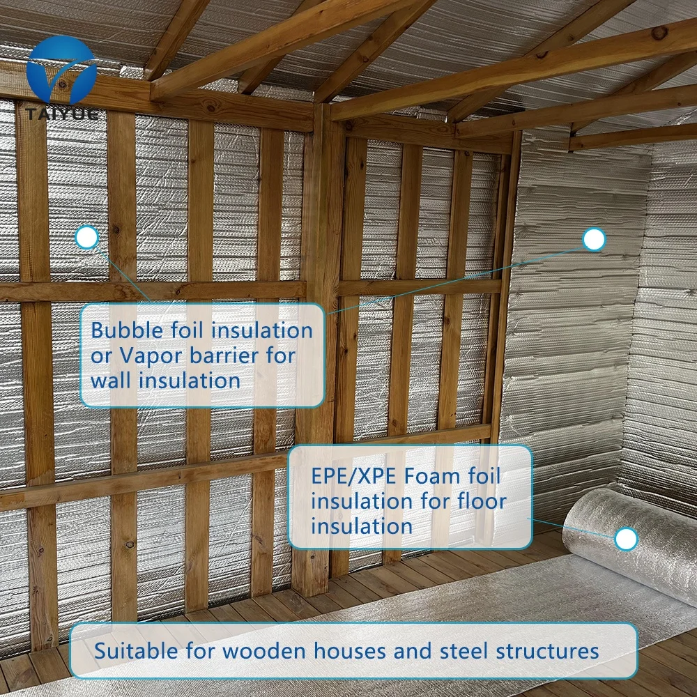 Very Good Pe Coated Aluminum Foil Metallized Aluminum Perforated Foil Radiant Barrier Foil Backed Foam Insulation Sheet