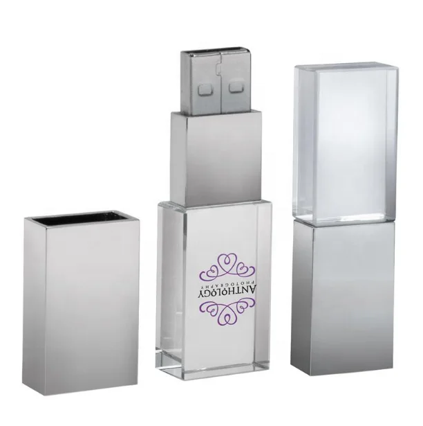 HD Хрустальная usb-вспышка, прозрачный usb-диск